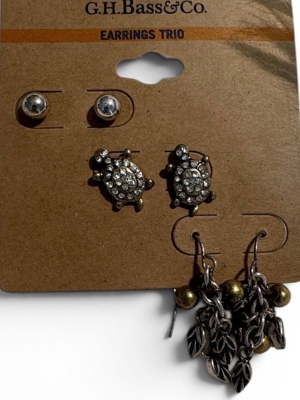 3 Pairs - Bass Earring Trio (Gold & Silver)